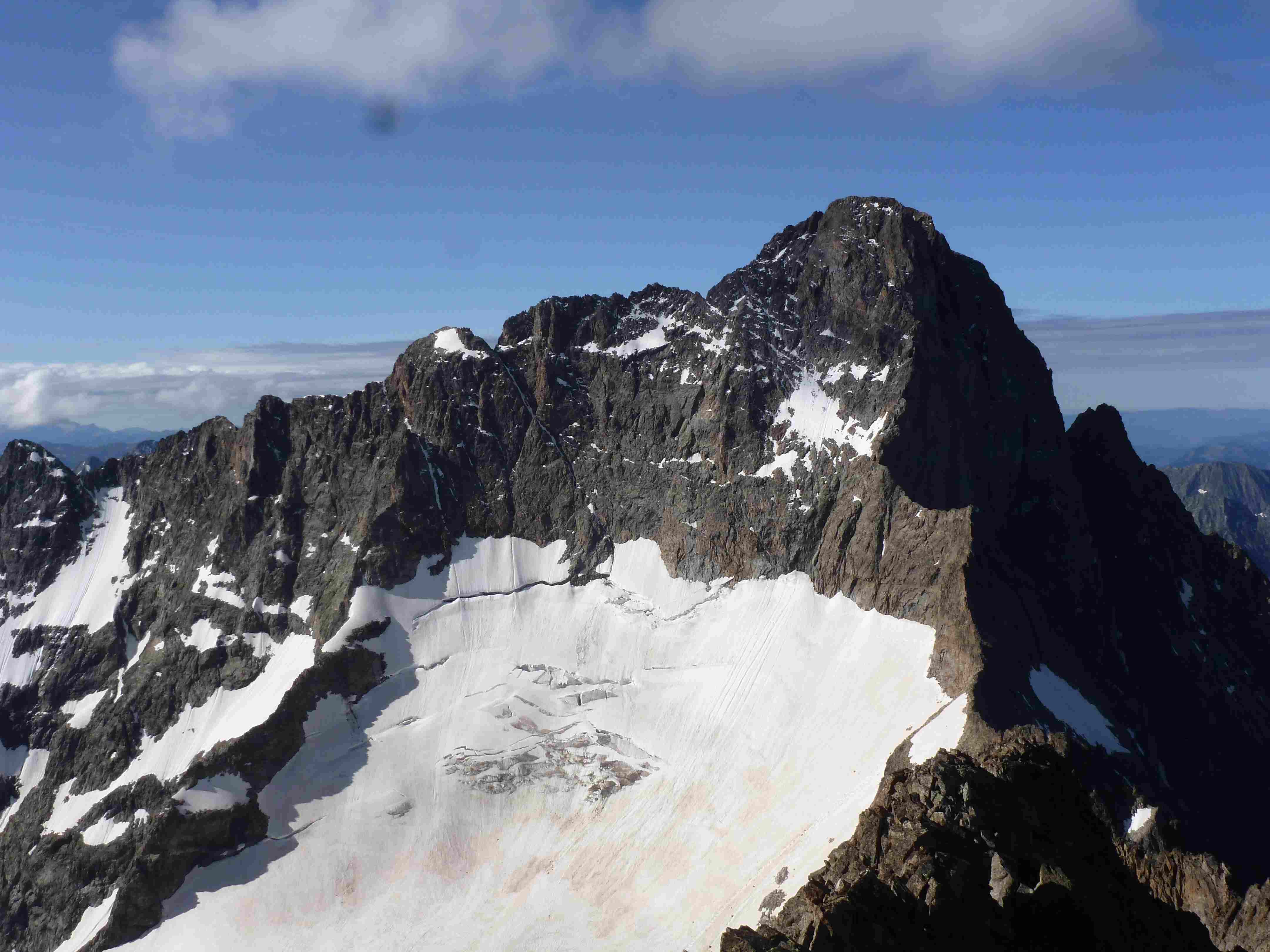 Olan vu depuis l'aiguille de l'Olan