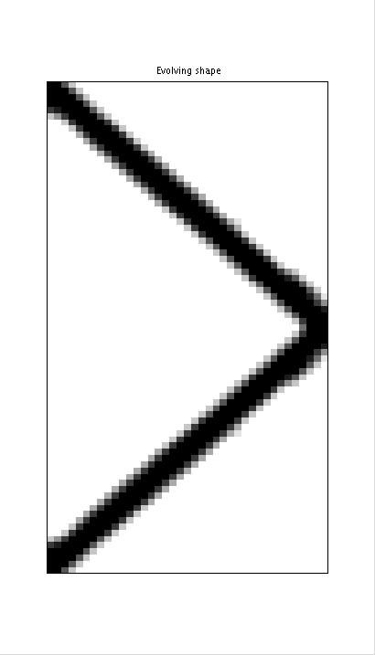 final shape of a short cantilever