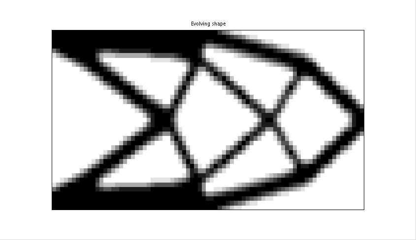 final shape of a long cantilever