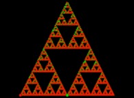 A bidimensional Sierpinski Carpet computed by means of an 'Iterated Function System' -IFS- 