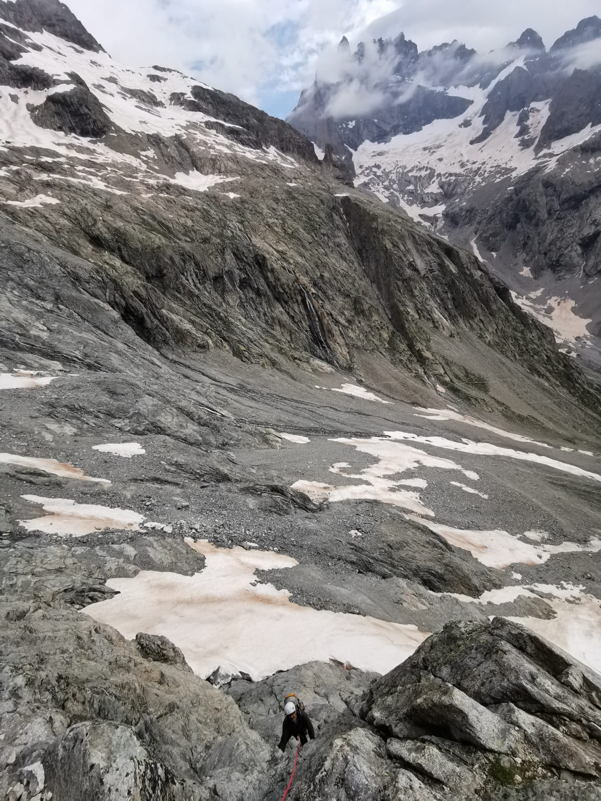 Pilier Candau � l'aiguille de la Gandoli�re