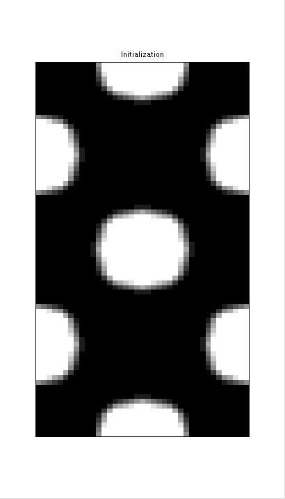 initial shape of a short cantilever