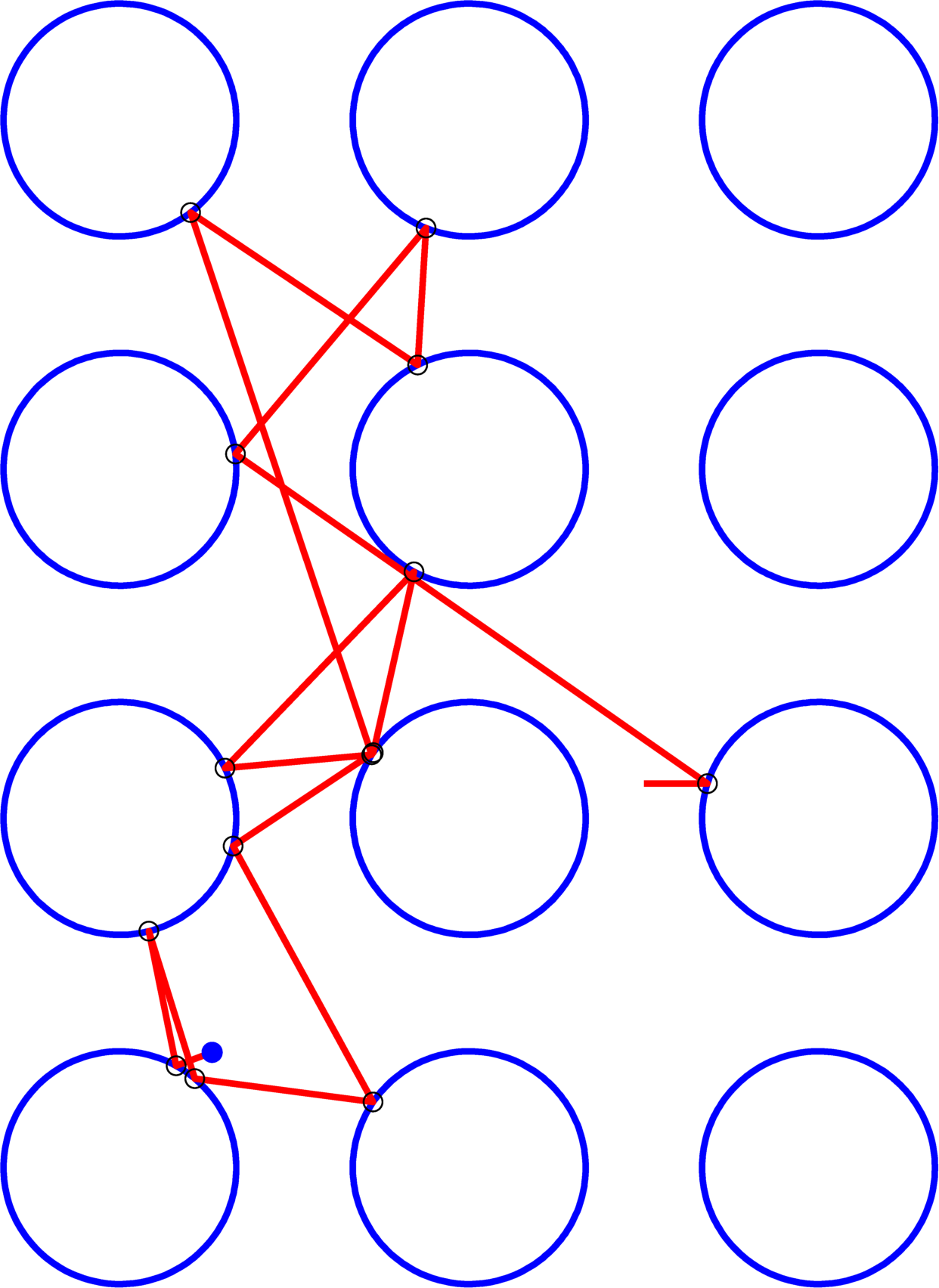 Problem 2: photon bouncing off circular mirrors;align:left