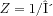 Im20 ${Z=1/δ}$